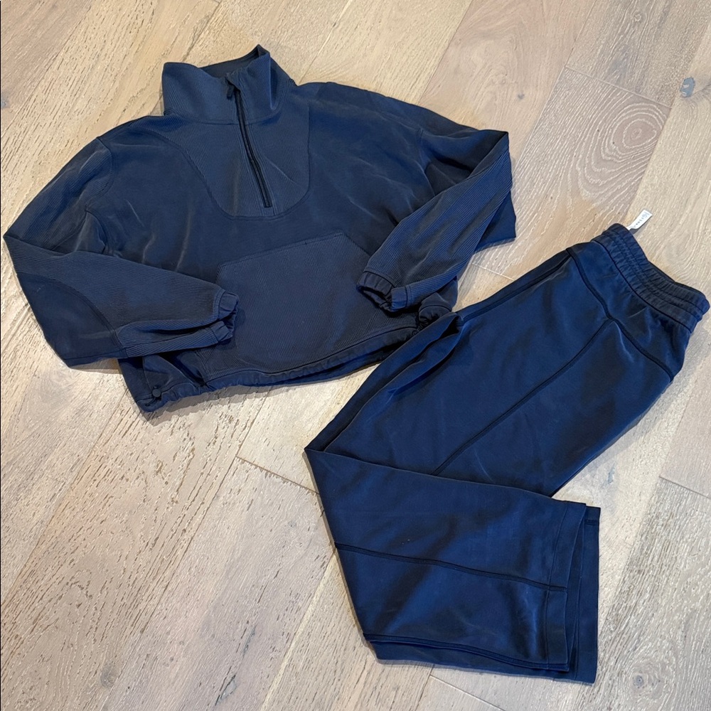 lululemon athletica Navy Track Pants & Jogger Set